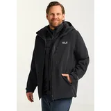 Jack Wolfskin Flowline 3in1 Jacket Skijacke Schwarz M