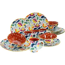 CreaTable Folklore Kombiservice 16-tlg. bunt