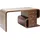 Kare-Design Schreibtisch Walnuss / Braun