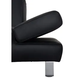 W.Schillig Couch Leder 3-Sitzer Weiß
