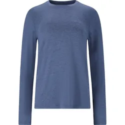 Endurance Damen Alvaly Melange L/S Tee blau