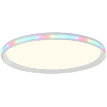 just light. LED-Deckenleuchte, weiß, CCT RGB Fernbedienung, dimmbar