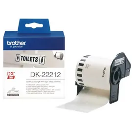Brother Universaletiketten DK22212 Weiß 62 mm x 15,24 m 1 St.