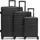Redolz Essentials 08 Koffer-Set 3-tlg. schwarz