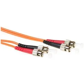 Act 50 meter LSZH Multimode 50/125 OM2 fiber patch cable duplex with ST connectors. (50 m), Netzwerkkabel