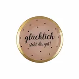 Giftcompany Dekoteller Love Plates 13 cm rosa 5er Set
