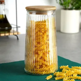 Excellent Houseware Glasbehälter braun transparent 11 x 21,2 cm 1,4 l