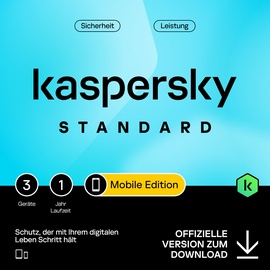 Kaspersky Lab Kaspersky Mobile Edition, 3 User, 1 Jahr, ESD (multilingual) (Multi-Device) (KL1048GDCFS)