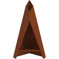 vidaXL Feuerplatz Ø 100 cm Braun
