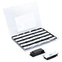 TRU Components T24CA074 Befestigungssockel selbstklebend TC-12888568 für Flachbandkabel, wiedervers