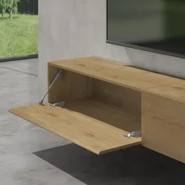 doporro TV Lowboard hängend Fernsehschrank Wohnzimmer | TV-Schrank hängend Fernsehtisch Hängeschrank 200cm Fernsehschrank02