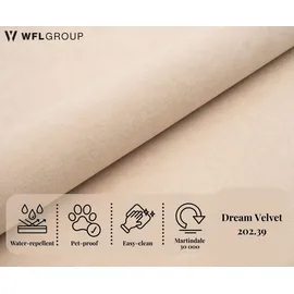 WFL GROUP Serenity 120 x 200 cm Beige