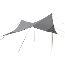 Bo-Camp Art: Uni 4471492 Quadratische Abdeckplane, grau, (4 x 4 m) EU