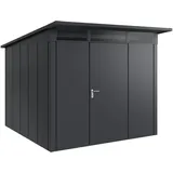 hörmann stauraumsysteme Juno Gerätehaus 2,62 x 2,62 m Anthrazitgrau