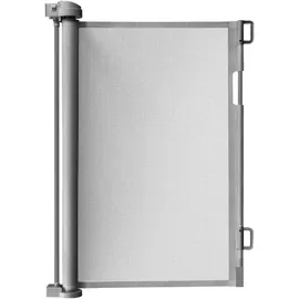 ruhhy Treppenschutzgitter ausziehbar 13-160 cm Schwarz/Grau