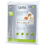 Laica VT3510 Confezione da 50 Sacchetti Sottovuoto per Alimenti formato 25 x 30 cm Vakuumbeutel, Kunststoff, Nan