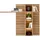 Set One by Musterring Jackson Wandpaneel 160 x 129 x 30 Braun