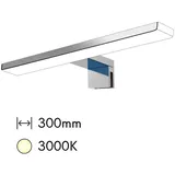 kalb Material für Möbel kalb | Aurinko LED Badleuchte Badlampe Spiegellampe Spiegelleuchte chrom 230V, Auswahl:300mm - Warmweiss