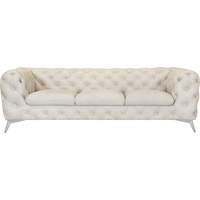 Leonique Chesterfield-Sofa »Glynis«, beige