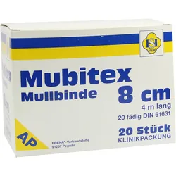 Mubitex Mullbinden 8cm 20 ST