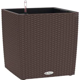 LECHUZA Cube Cottage 50 Komplettset 50 x 50 x 50 cm mokka
