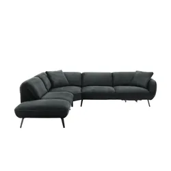 pop Ecksofa  Ventus , schwarz , Maße (cm): B: 304 T: 246