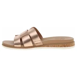 SKECHERS Desert KISS Low Peak Look Damen Schiebe-Sandalen, Gold, 41 EU