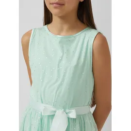 s.Oliver Minikleid Türkis mit Silbernen Punkten XL
