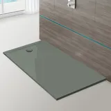 Hoesch Muna S 160x100x3cm, Steingrau, ohne Antirutsch