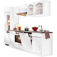 wiho Küchen Küchenzeile »Linz«, ohne E-Geräte, Breite 280 cm, weiß