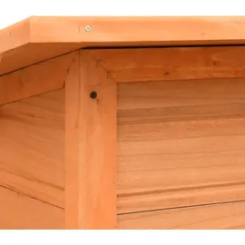 vidaXL Hundehütte Kiefernholz & Tannenholz 120x77x86 cm