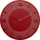 Kare Leonardo 49,0cm Ø49cm rot/gold