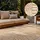 Ted Baker Barkham Wendeteppich", beige Jute weiß), B:200cm H:8mm L:300cm, Polypropylen, Teppiche, Teppich, Designteppich, Wetterfest, Pflegeleicht, Modern, Wohnzimmer, Terrasse