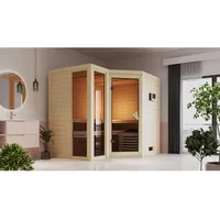 Karibu Amara inkl. 9 kW Ofen + Steuergerät Easy Bio