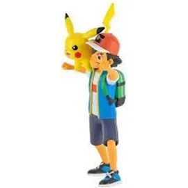 Jazwares Pokémon - Battle Feature Figure Ash & Pikachu (PKW2473)