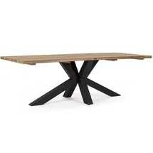 BIZZOTTO Ramsey Gartentisch 240 x 100 x 77 cm Schwarz