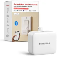 SwitchBot Smart Switch Toggle - Machen Sie Schalter intelligent, App- und Timer-Steuerung, fügen Sie Hub Mini hinzu, um es mit Alexa, Google Home und IFTTT Kompatibel zu Machen(Weiß)