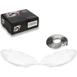 Lst 2x Scheinwerfer Glas Streuscheibe links rechts Set für BMW X6 E71 E72 2007-2014