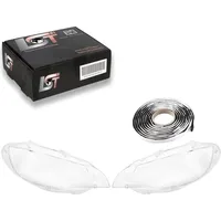 Lst 2x Scheinwerfer Glas Streuscheibe links rechts Set für BMW X6 E71 E72 2007-2014