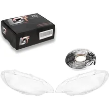 Lst 2x Scheinwerfer Glas Streuscheibe links rechts Set für BMW X6 E71 E72 2007-2014