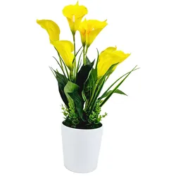 Künstliche Calla-Pflanze, 40 cm, gelb