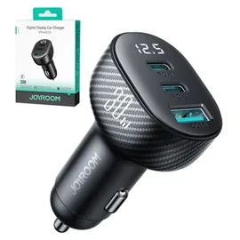 Joyroom KFZ-Adapter 30W 2x USB-C USB-A Schwarz