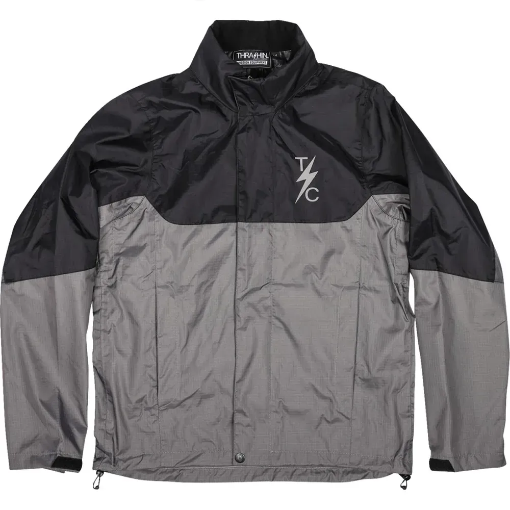 Thrashin Supply Co Mission Regenjacke - Black / Grey - 3XL
