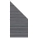 Traumgarten System WPC Platinum XL Zaunfeld-Set grau 2828 - 184-94x89cm