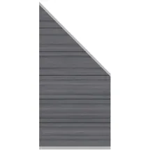 Traumgarten System WPC Platinum XL Zaunfeld-Set grau 2828 - 184-94x89cm