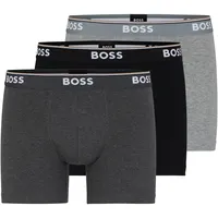 Boss Power Boxershorts 3 Einheiten Open Grey XL