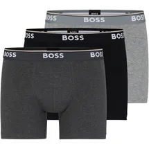 Boss Power Boxershorts 3 Einheiten Open Grey XL
