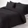 Homescapes Bettlaken Baumwolle-Satin 178 x 255 cm schwarz