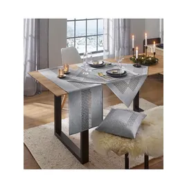 Witt Weiden Tischdecke 40 x 40 cm Grau