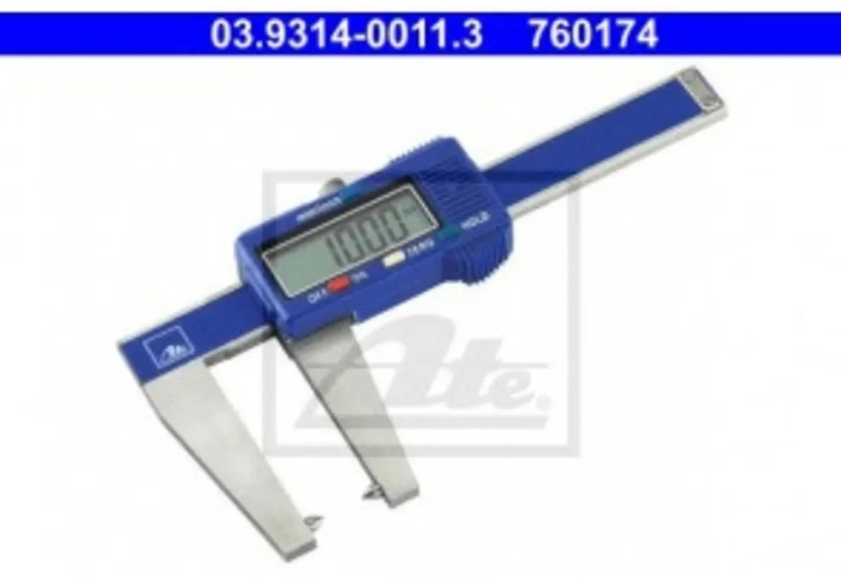 Remklauwmeter, dikte remschijf ATE 03.9314-0011.3
